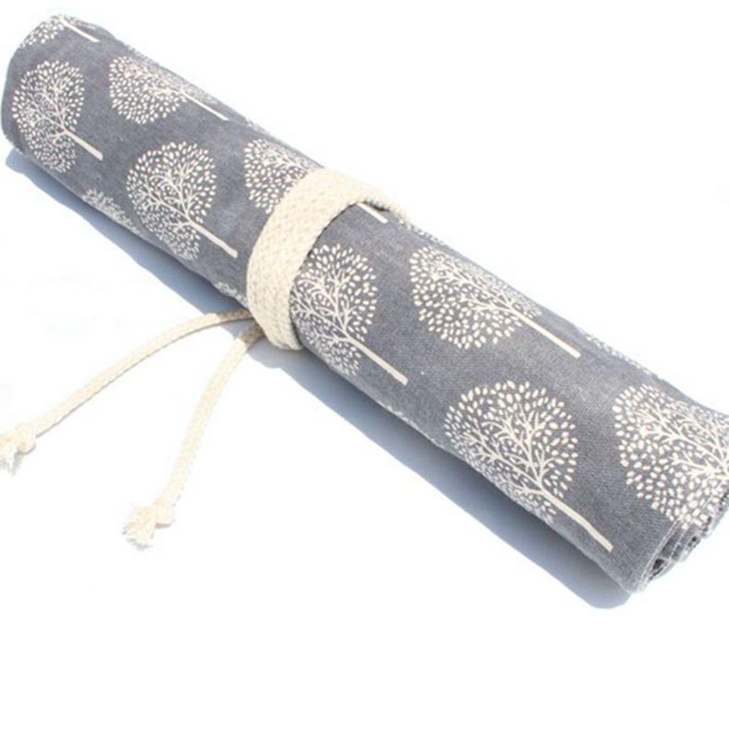 Vintage Chinese Style Canvas Packing Bag For Storage Brush