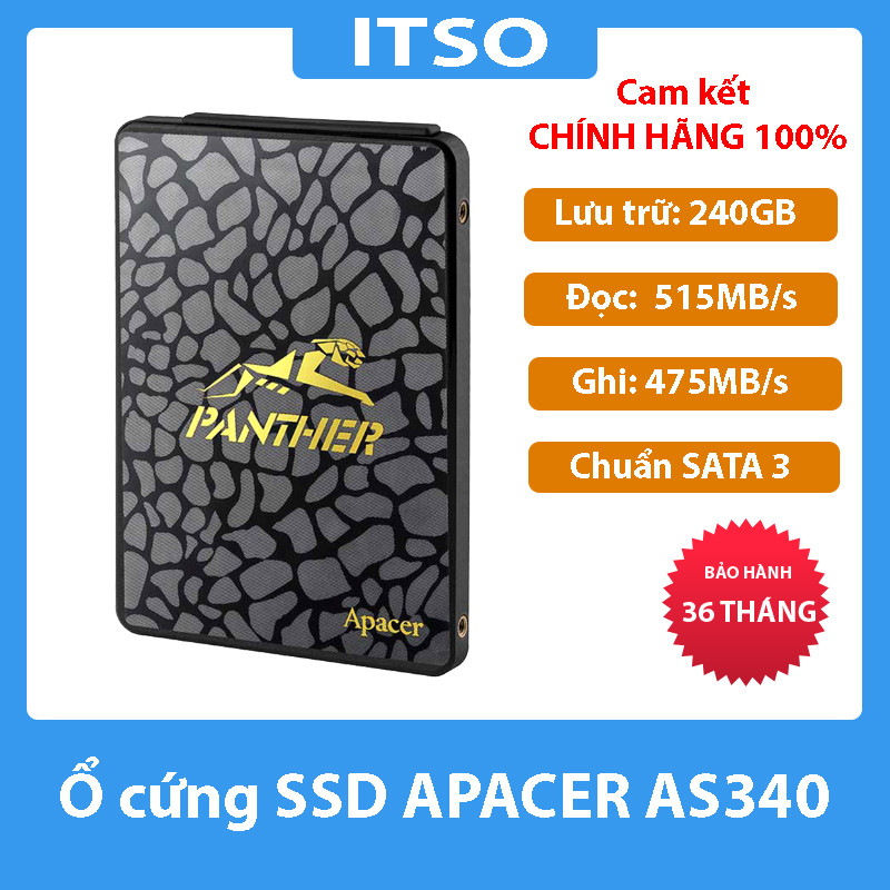 Ổ Cứng SSD Apacer AS340 240GB - Hàng Chính Hãng