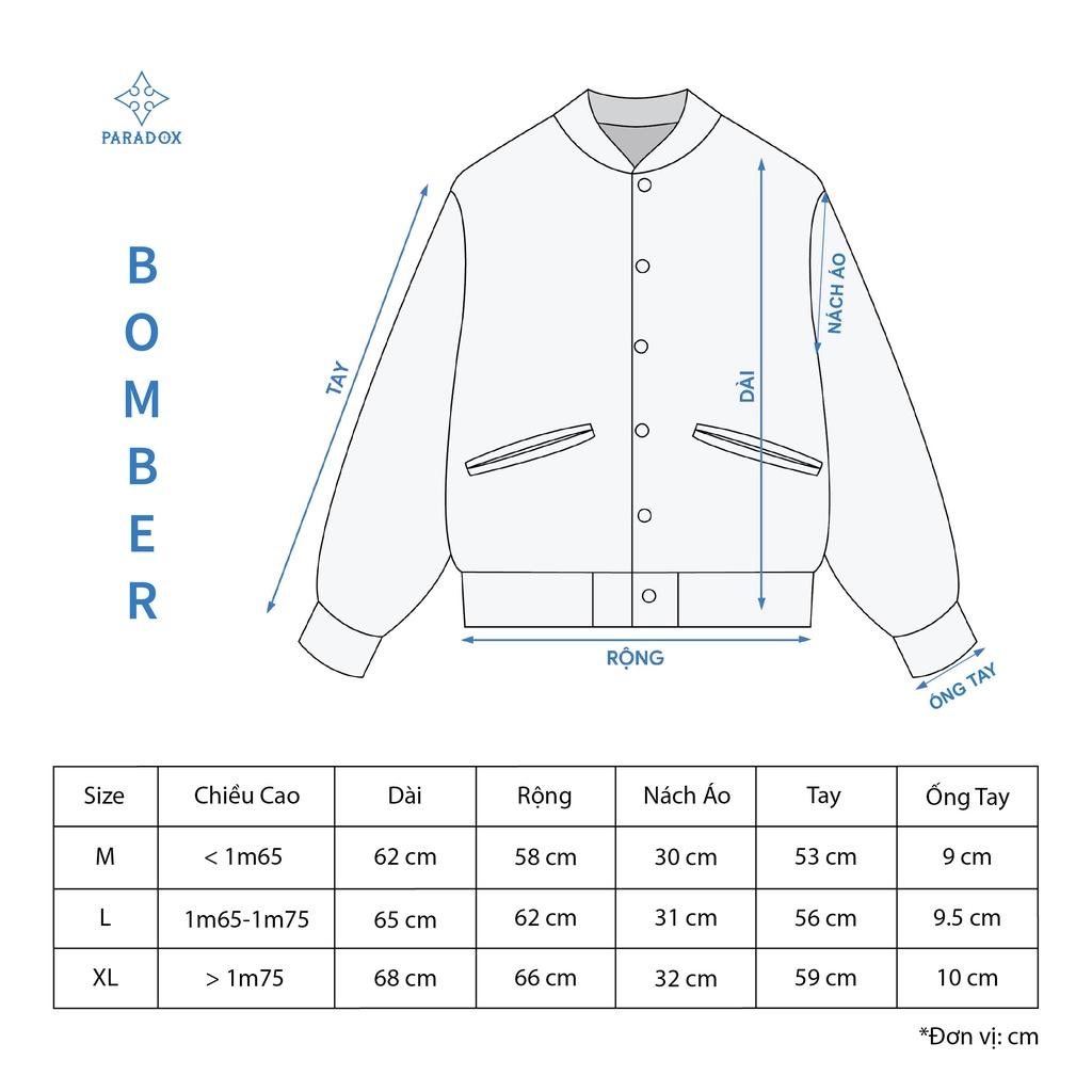 Áo khoác bomber Paradox Squiggle Hourglass Bomber