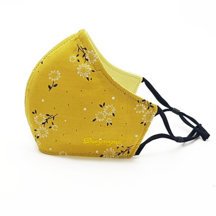 Khẩu trang vải cao cấp Duy Ngọc – Hoa nữ có nẹp ôm sát mũi 8809 – 5