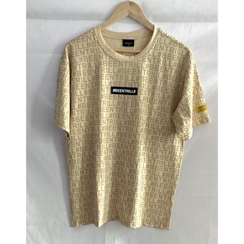Áo thun tay lỡ phông Unisex nam nữ cotton beentrill monogram -B01