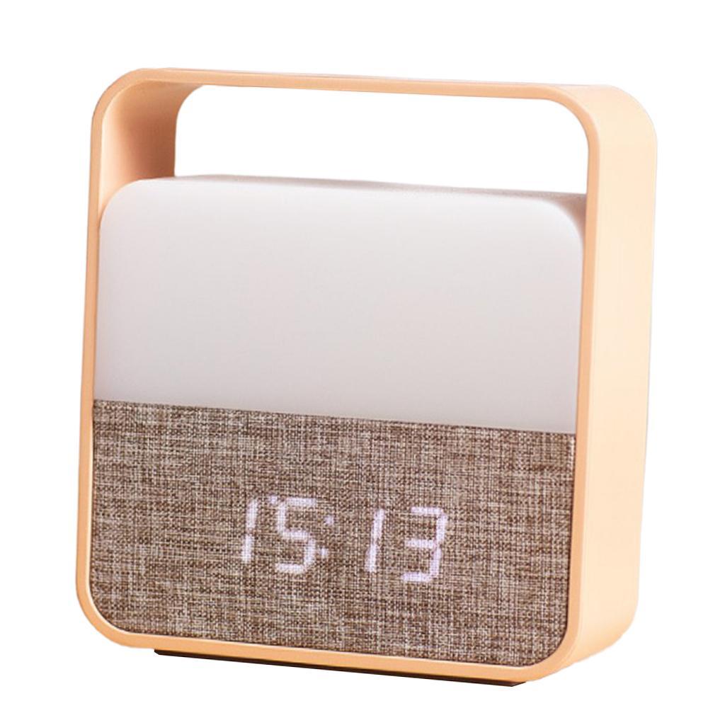 Digital Alarm Clock Snooze Function LCD Display Clock Home Decor