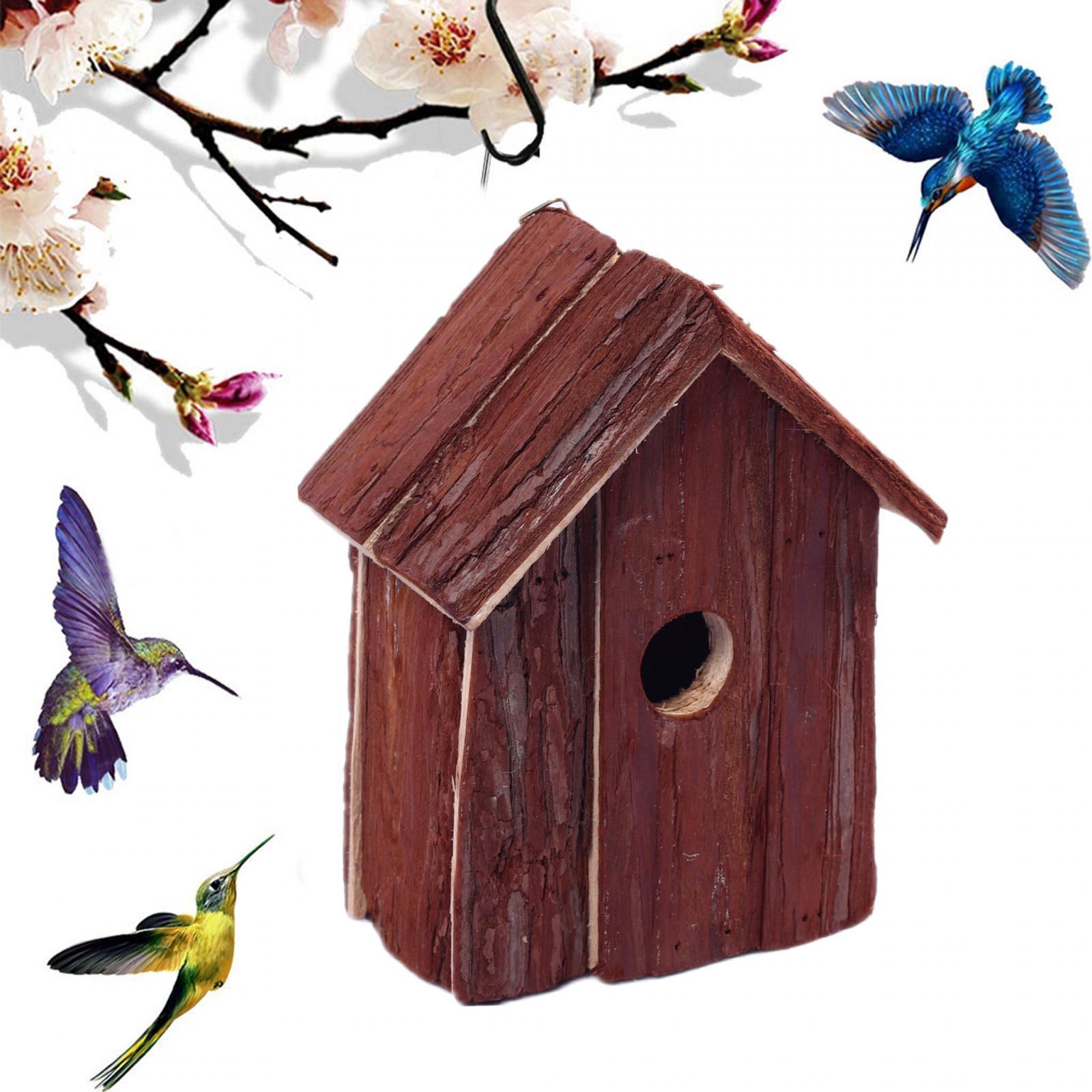 Bird House Durable Bluebird Finch Cardinals House for Garden Outside Parrots