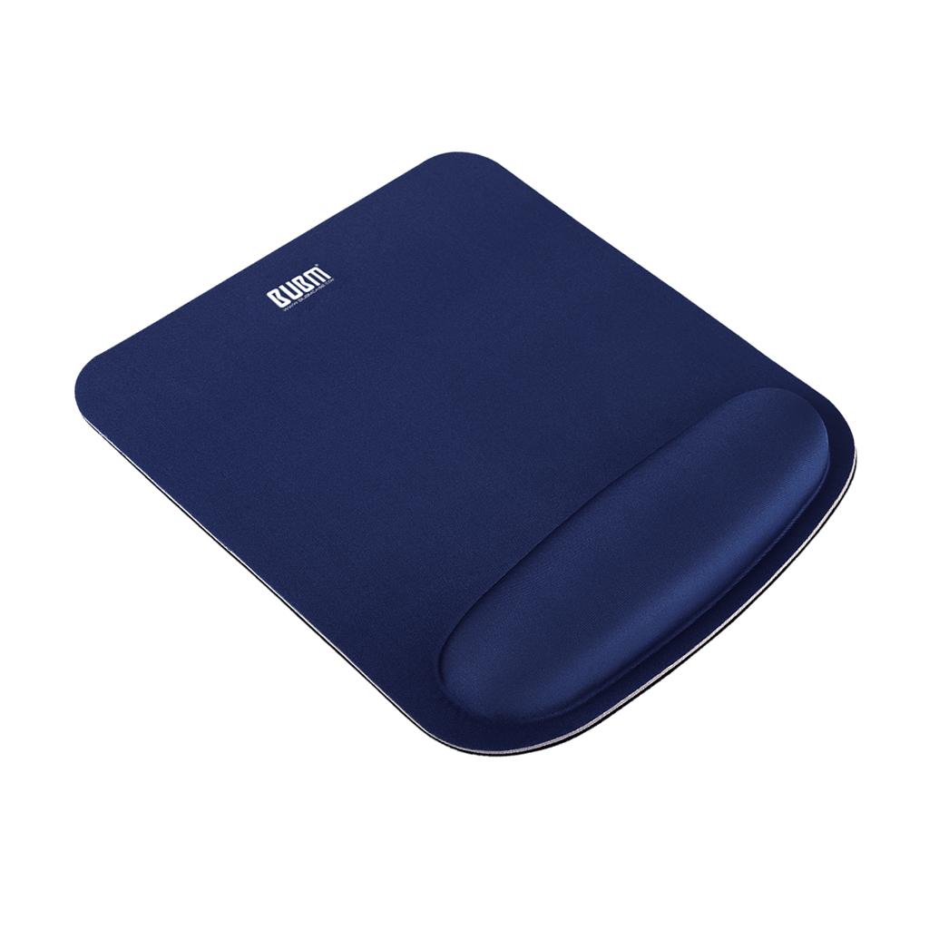 Ergonomic Mouse Pad With Wrist Gel Support For Laptop Non-slip Rubber Blue