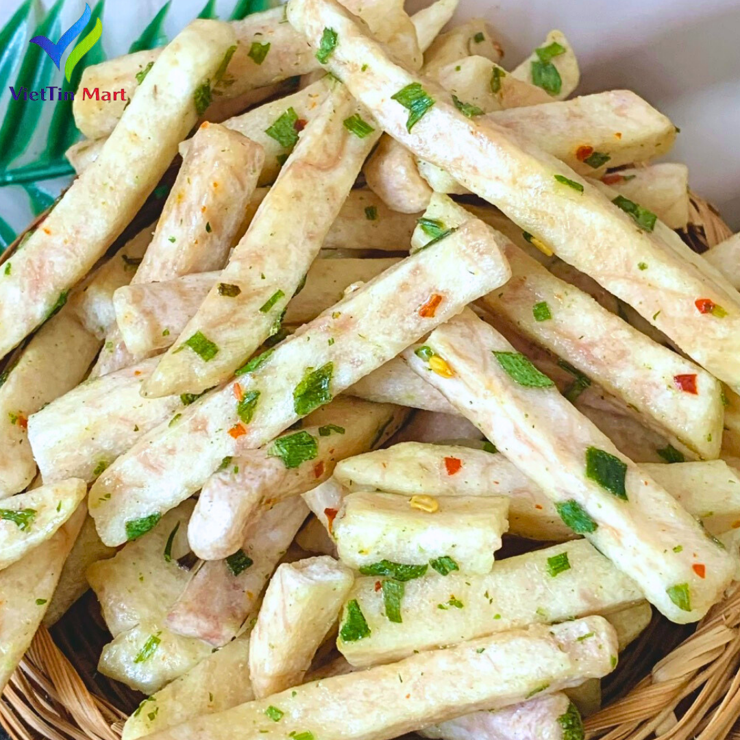 Khoai Môn Que Sấy Mắm Hành VietTin Mart