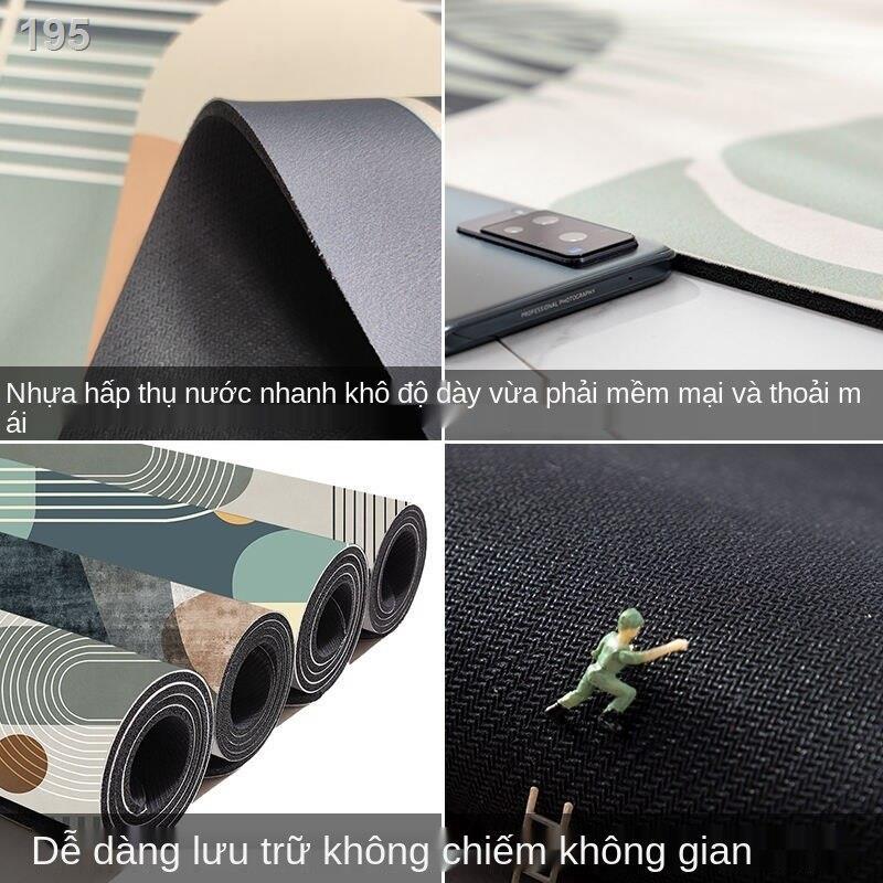 Diatom bùn mềm nhà vệ sinh thấm hút sàn thảm chân cửa tắm khô nhanh chống trượt hiện đại