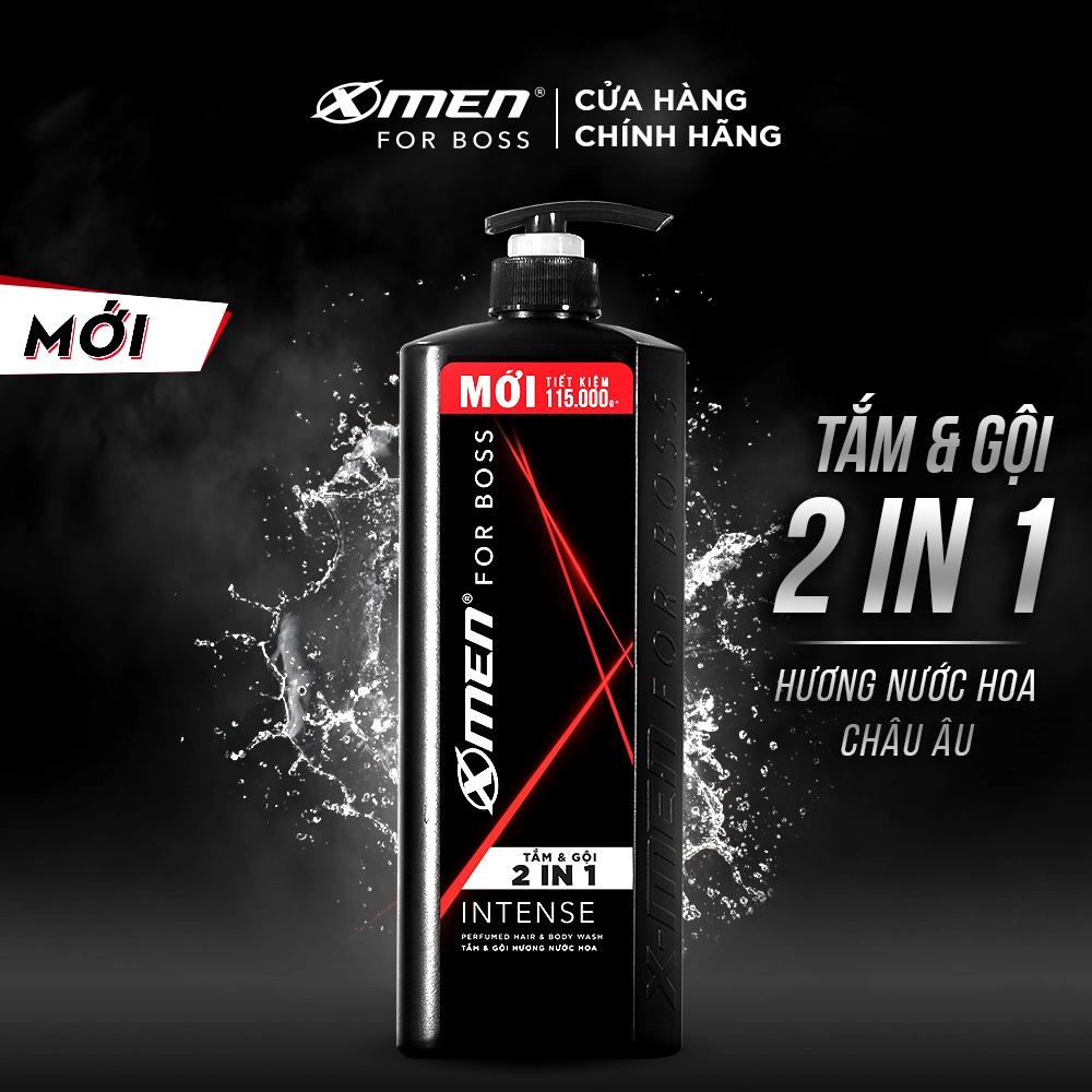 Tắm Gội X-Men for Boss Intense 2in1 850g