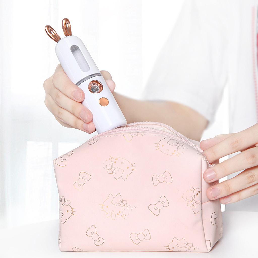 Máy Phun Sương Cấp Ẩm Cầm Tay Có Cổng USB Giúp Dưỡng Ẩm Da Mặt