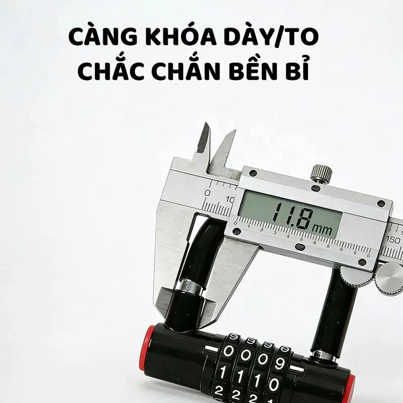 Ổ Khoá Mật Mã 4 Số Chữ U Mini D Danido – Chống Trộm Hiệu Quả, Bảo Mật Cao, Thay Đổi Mật Khẩu Linh Hoạt