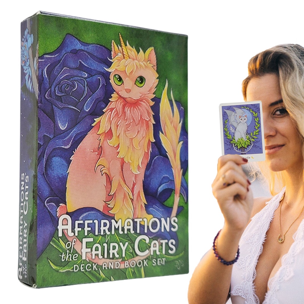Bộ Bài Affirmations Of The Fairy Cats O12