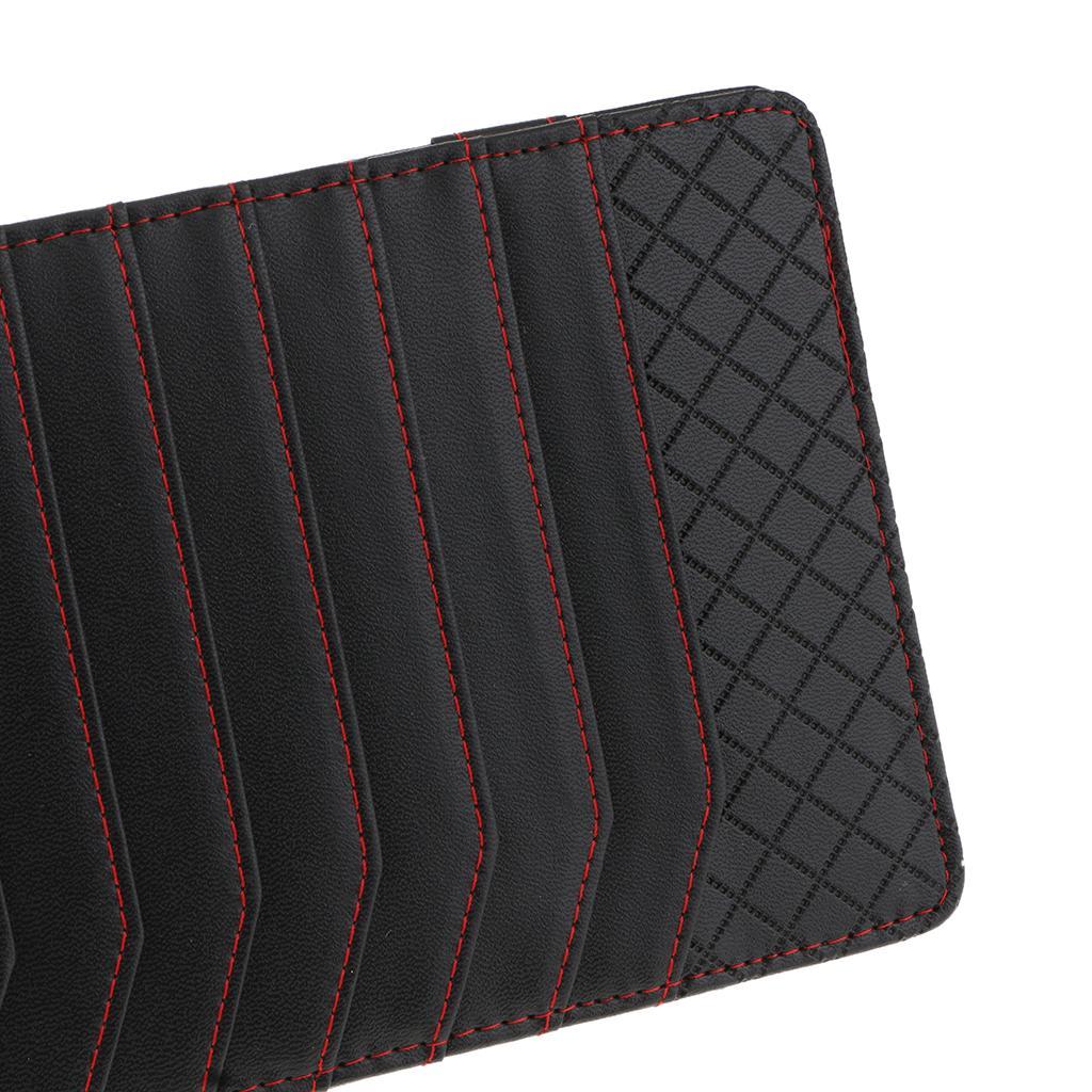 2- Multifunction Car Sun Visor CD Clip Storage Case CD Package Organizer