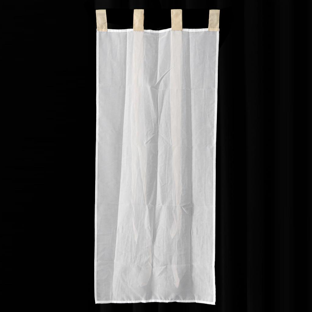 Roman Shade European Embroidery Style Tie Up Window Curtain