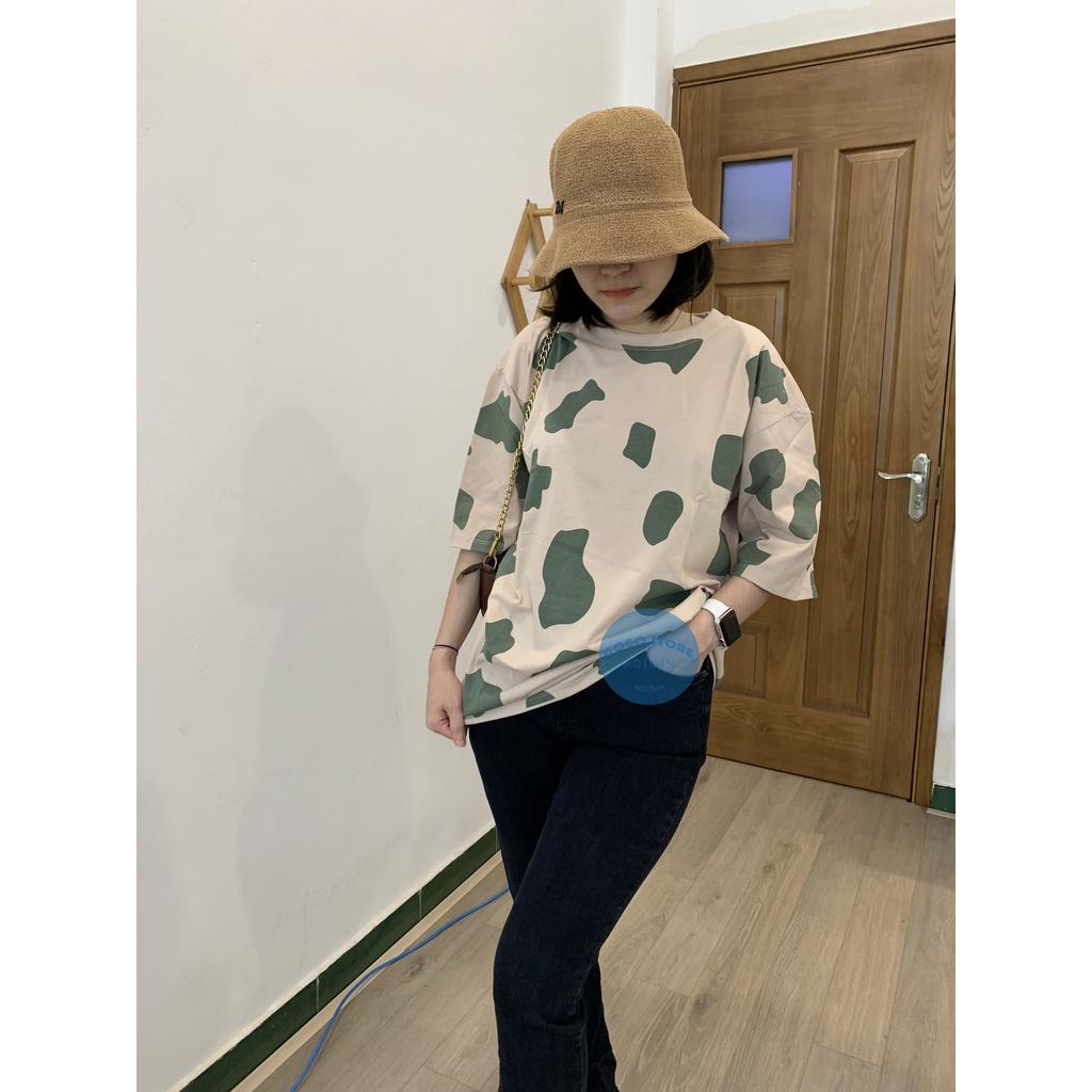 Áo thun unisex chó đốm - freesize-thun co giãn 4 chiều
