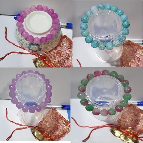 Vòng tay chuỗi đá thiên nhiên nhiều màu 10li