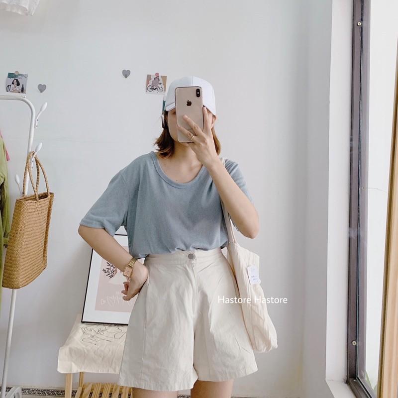 Áo phông giấy cổ tim