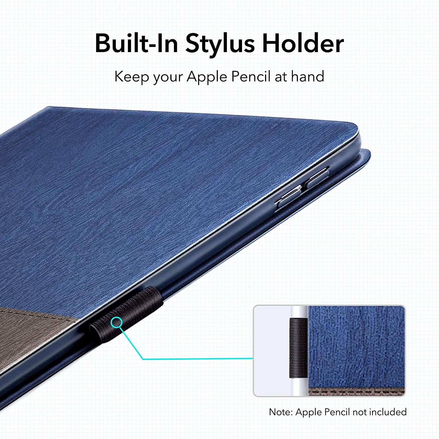 Bao da cho iPad Gen 8 10.2 2020 ESR Urban Premium Folio Case - Hàng Nhập Khẩu