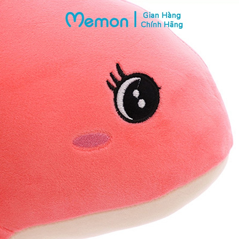Cá heo bông cao cấp Memon - Gấu bông gối ôm cá heo nhồi bông cho bé