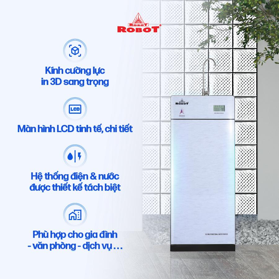 Máy Lọc Nước ROBOT Lux Pro 2410W-UR Chức Năng Lọc Tích Hợp R.O + UF - Hàng Chính Hãng