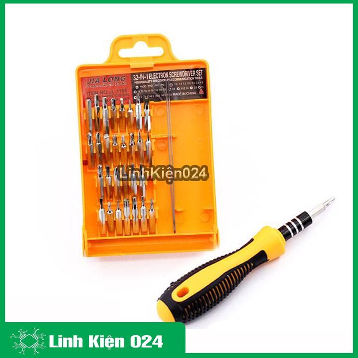 Bộ Tô Vít 32 Đầu Screw ( Tặng 1 Kẹp Linh Kiện Cong )