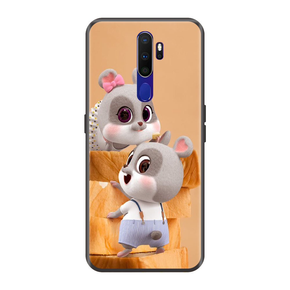 Ốp lưng TPU viền dẻo cho điện thoại OPPO A9 2020 Hình Chuột Tết 2020 - Mẫu 24