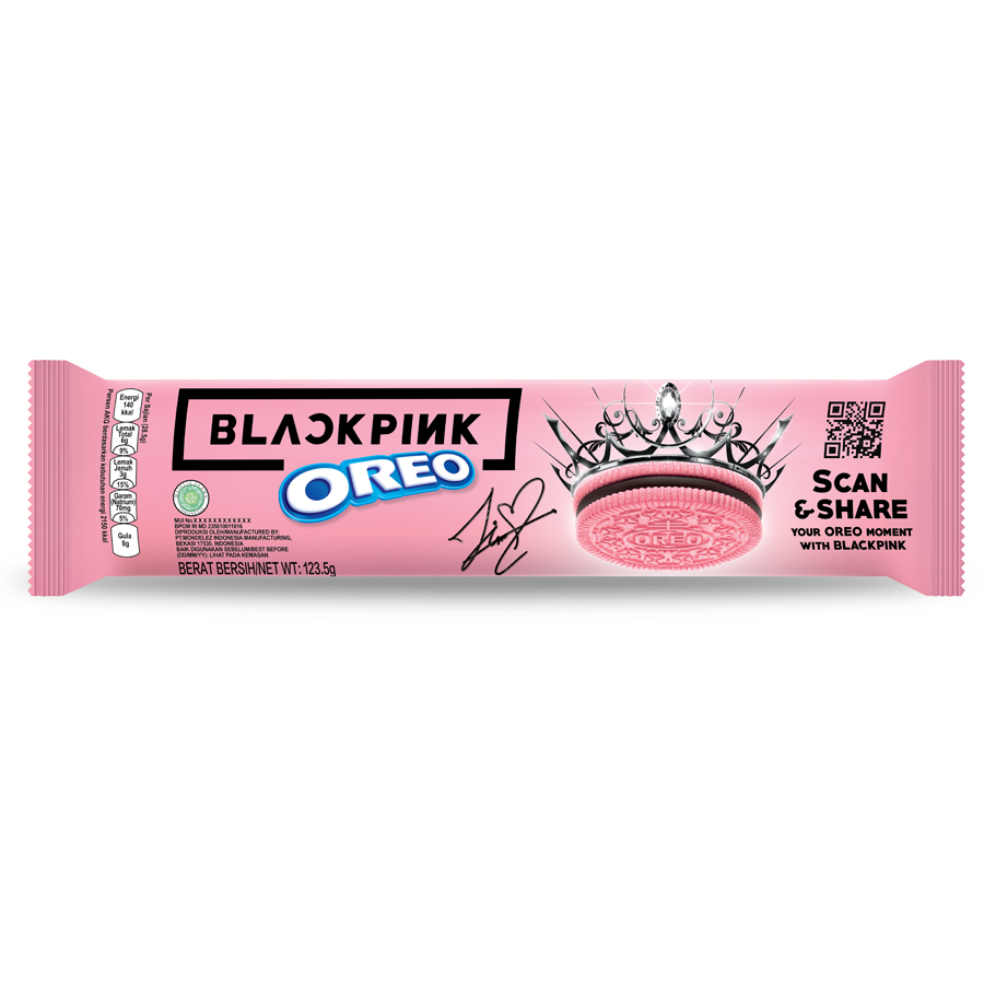 [Limited Edition] Combo 3 thanh Bánh quy OREO BLACKPINK Pink version 3x123.5g