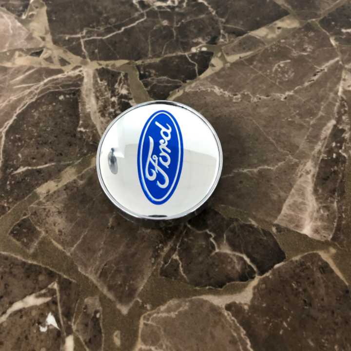 Logo chụp mâm bánh xe ô tô Ford đường kính 60mm