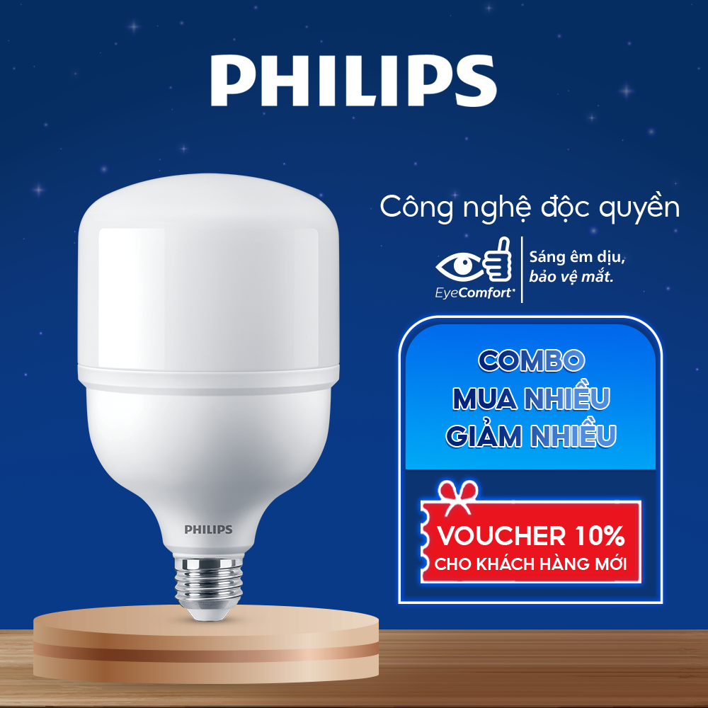 Bóng bulb trụ PHILIPS Tforce Core G3 - Hi Lumen