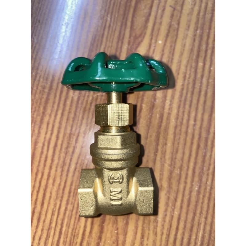 Van cửa đồng, Van khoá nước tay vặn đồng thau Minh Hoà 21mm, 27mm, 34mm, 42mm