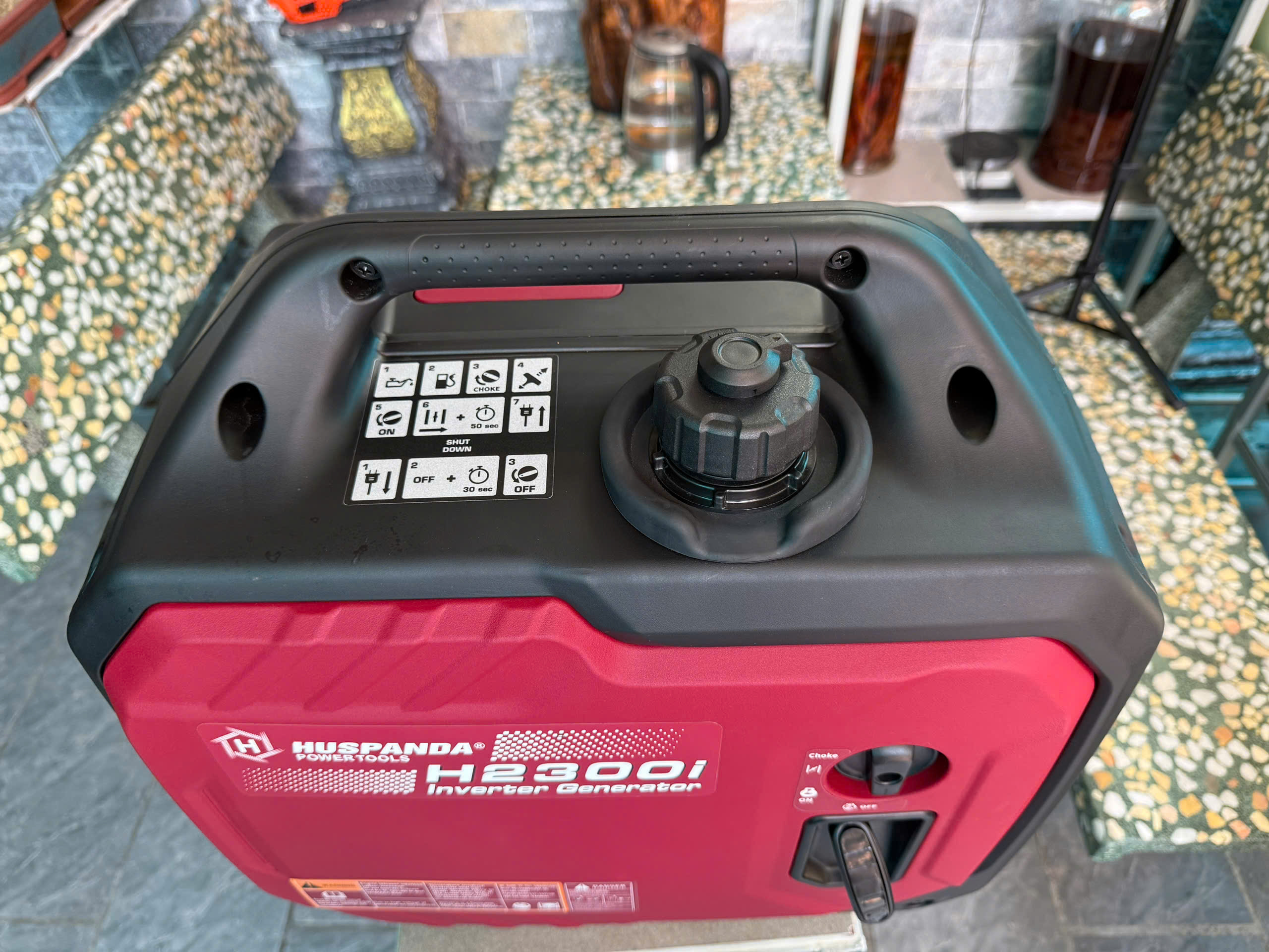 Máy phát điện Huspanda H2300I - Hàng Cao Cấp - Động cơ Xăng Inverter Siêu chống ồn - Bảo Hành 12 tháng