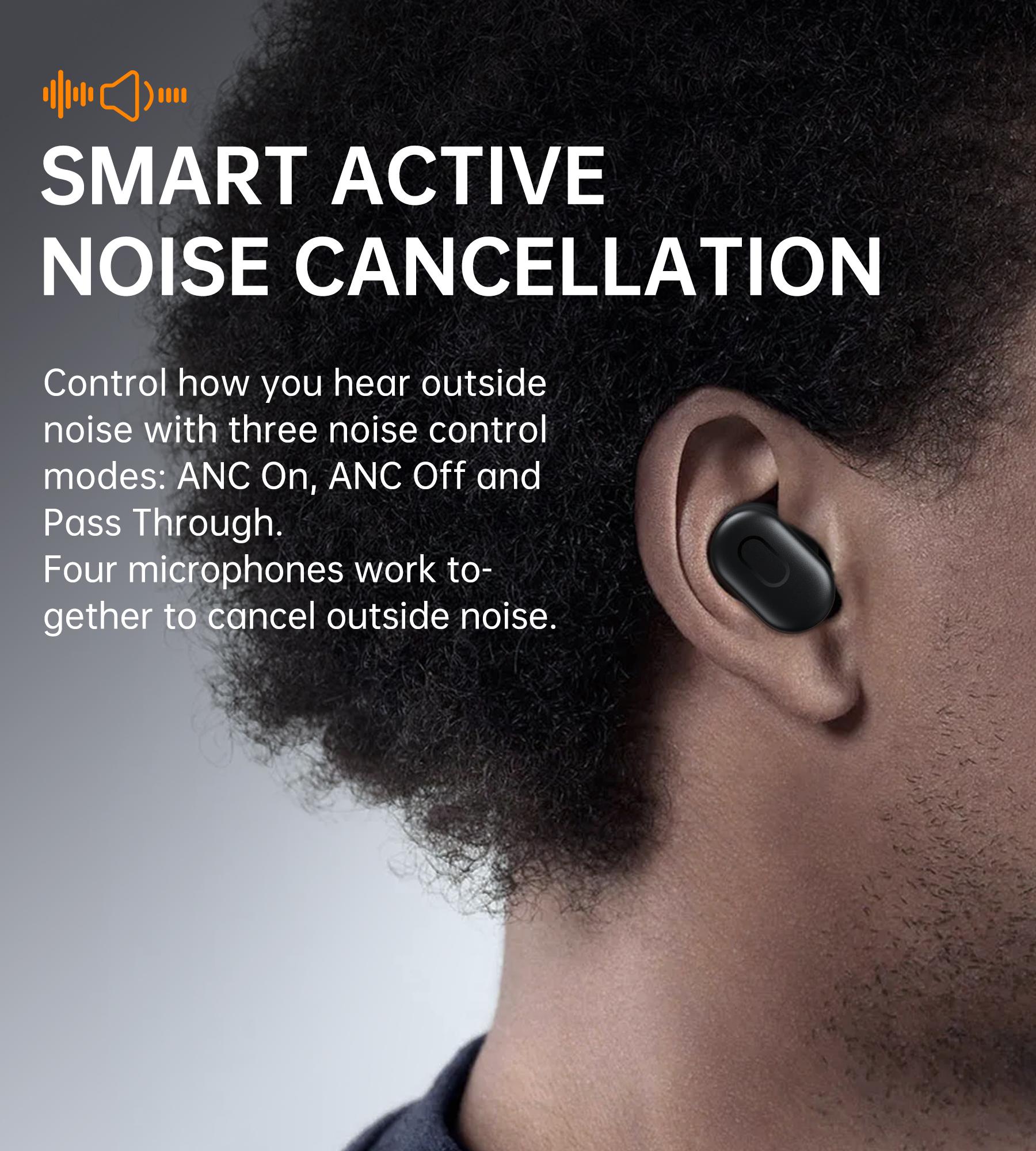 Tai nghe Choetech BH-T15 Bluetooth Chống Ồn Chủ Động True Wireless- hàng chính hãng