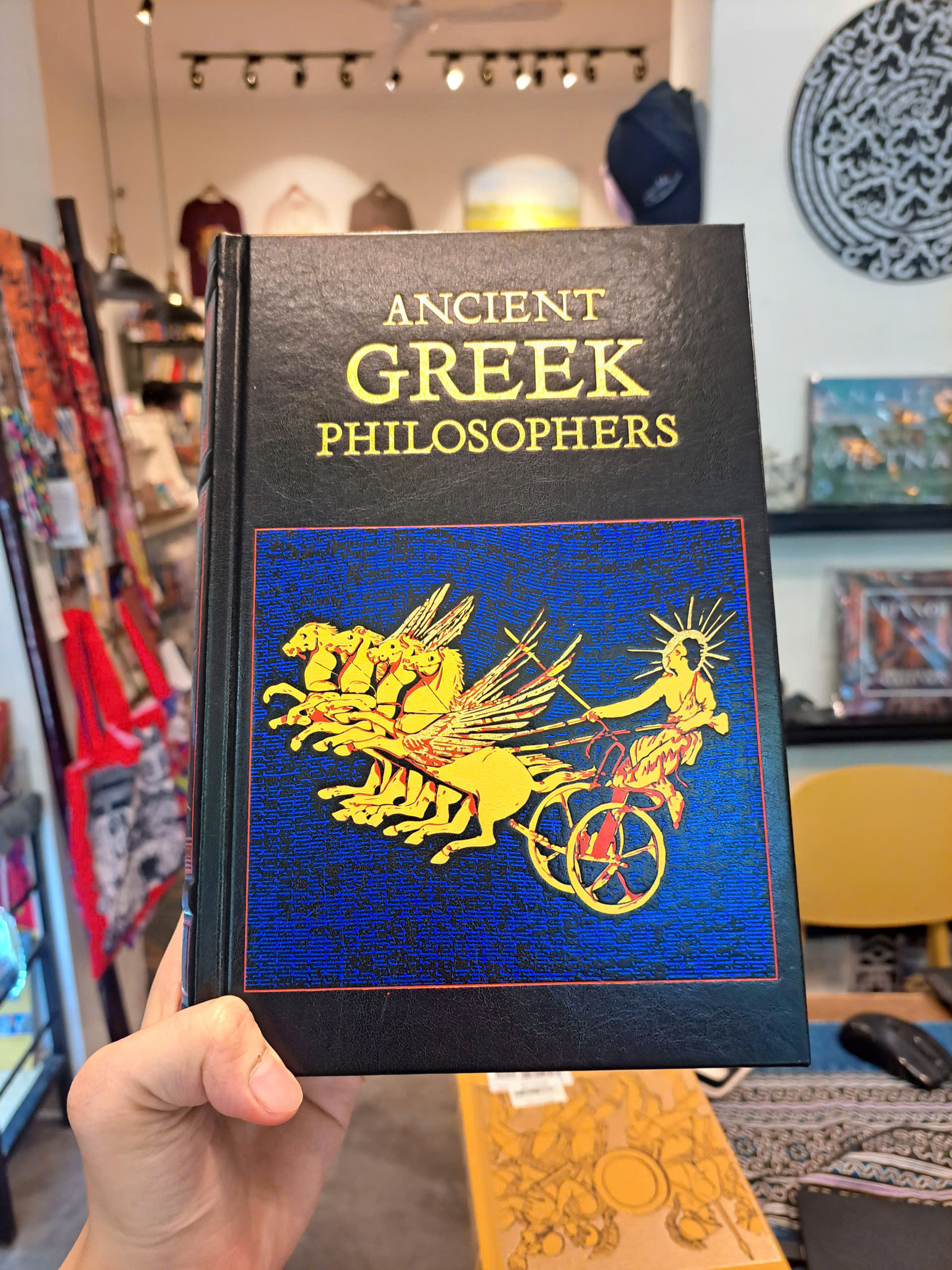 Sách - Ancient Greek Philosophers | Philosophy / Classics / History / Ngoại văn Bìa da cứng dát vàng