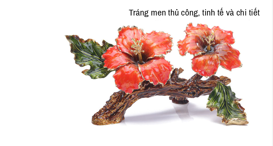 Đĩa tráng men mặt gương trang trí nhà cửa - Phong cách Châu Âu - Quà tặng cao cấp WF-01