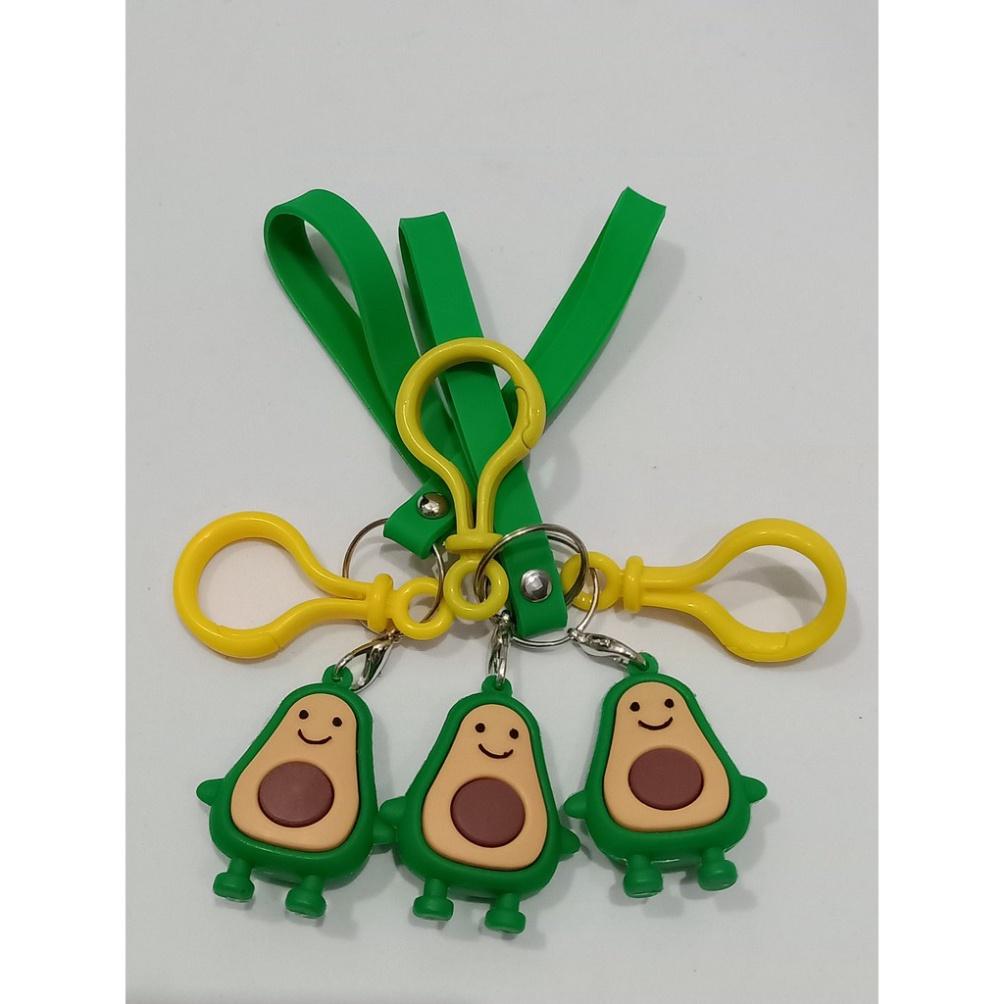 Móc khóa trái bơ dễ thương-Móc khóa hình bơ dễ thương, móc khóa bơ-Móc khóa quả bơ mẫu 2