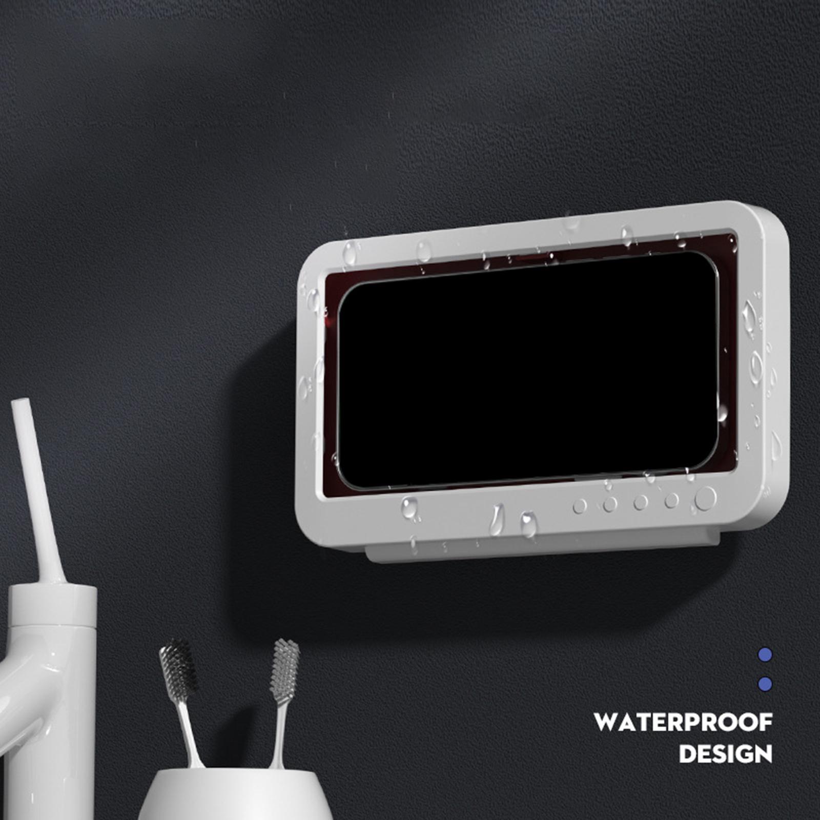 Wall Mounted  Waterproof Phone Storage Case Punch