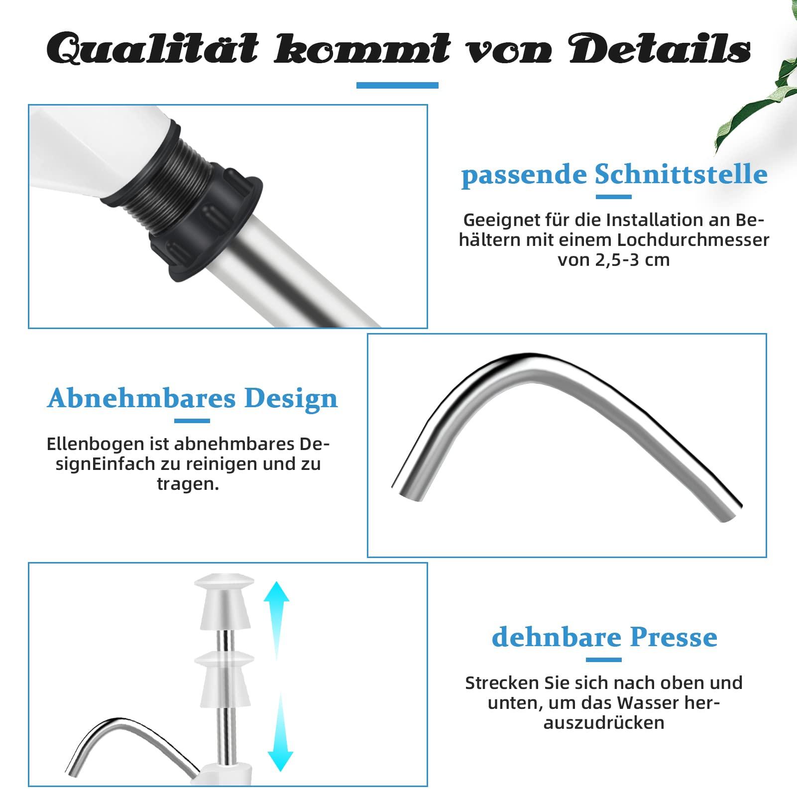 Caravan chìm nước bơm tay đôi Trailer Trailer Motorhome Công cụ máy bơm thay thế