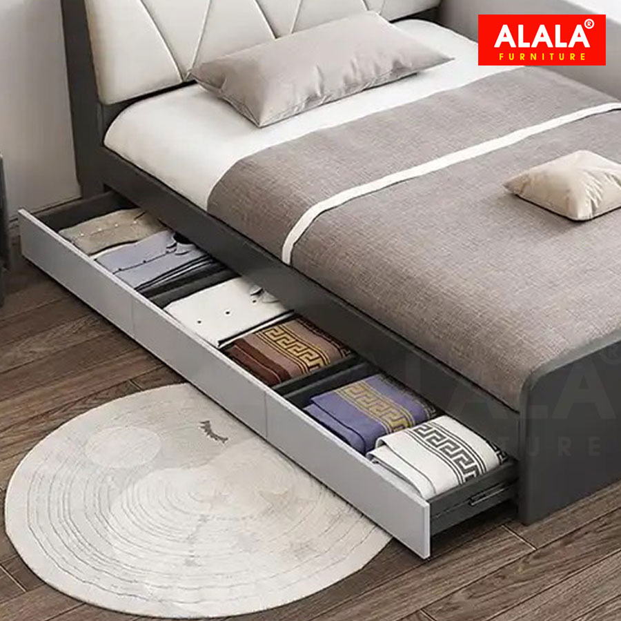 Giường ngủ ALALA15 + 3 hộc kéo / Miễn phí vận chuyển và lắp đặt/ Đổi trả 30 ngày/ Sản phẩm được bảo hành 5 năm từ thương hiệu ALALA/ Chịu lực 700kg