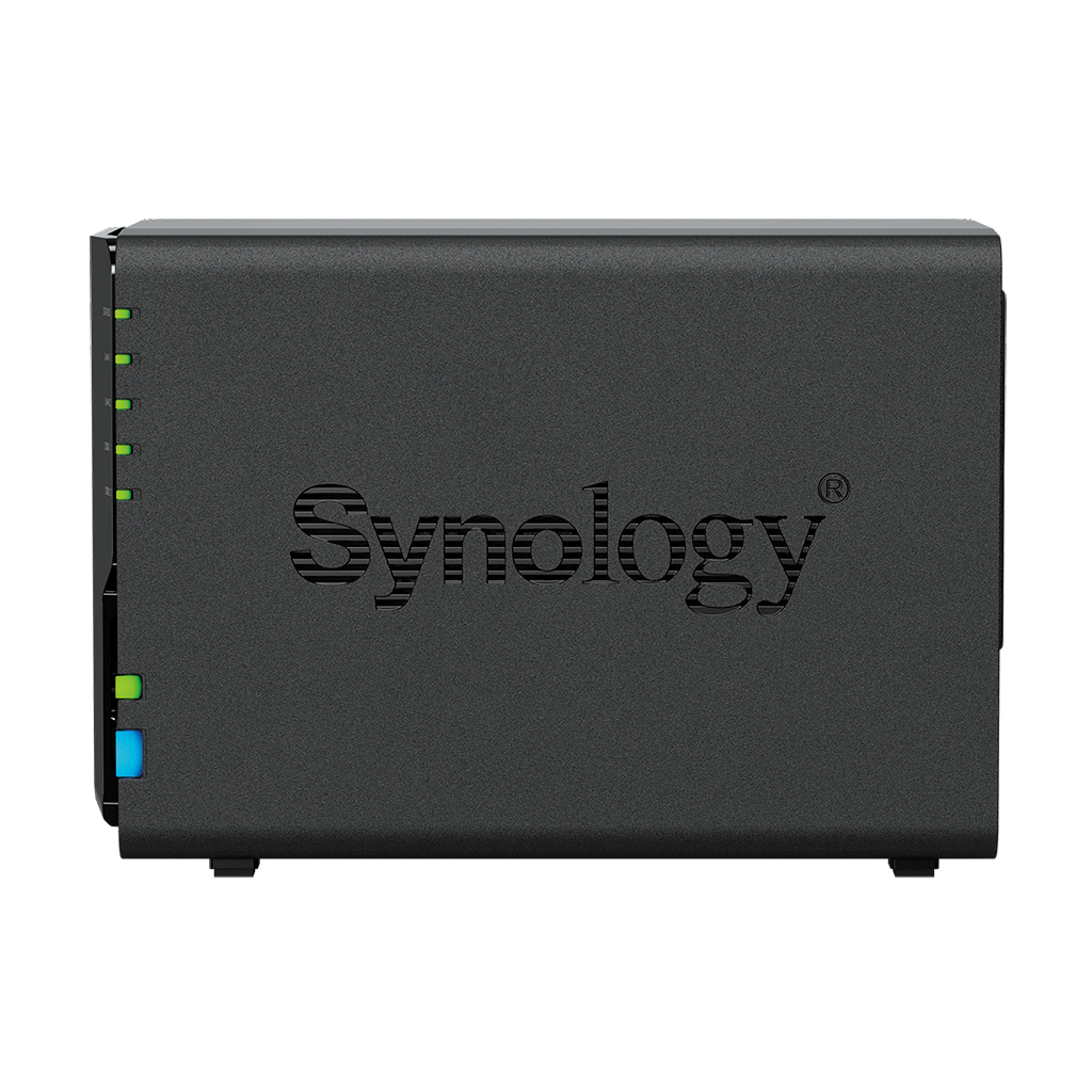 Bộ lưu trữ mạng NAS Synology DS224+ CPU Intel Celeron J4125 4-core 2.0GHz, RAM 2GB, LAN 2x 1GbE, 2 khay ổ cứng - Hàng chính hãng