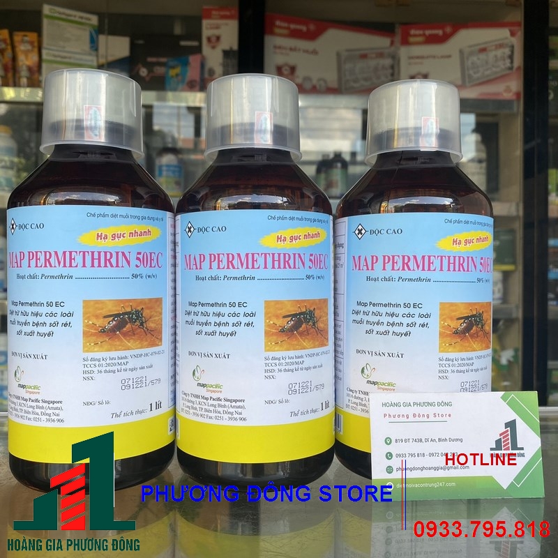 Thuốc diệt muỗi Map Permethrin 50EC_ 1 lít