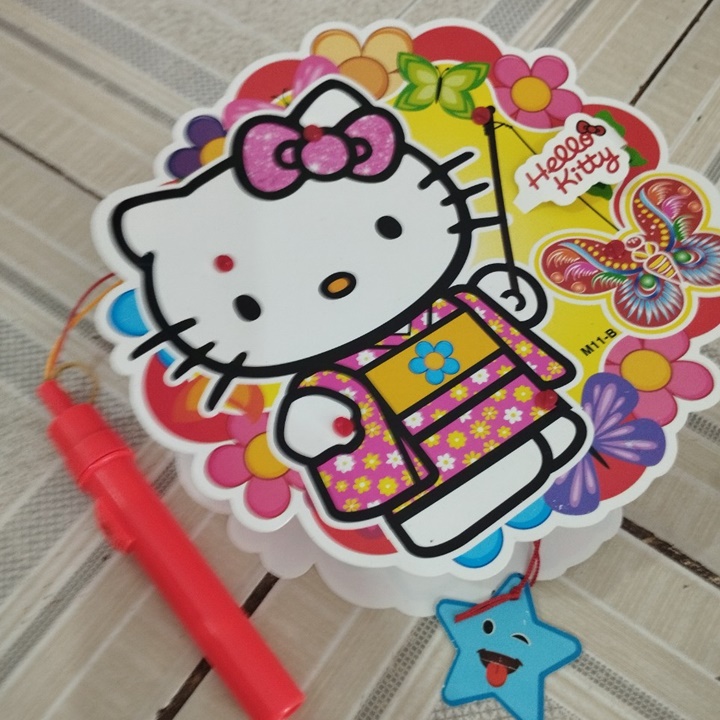 Lồng đèn giấy hello kitty tặng kèm pin