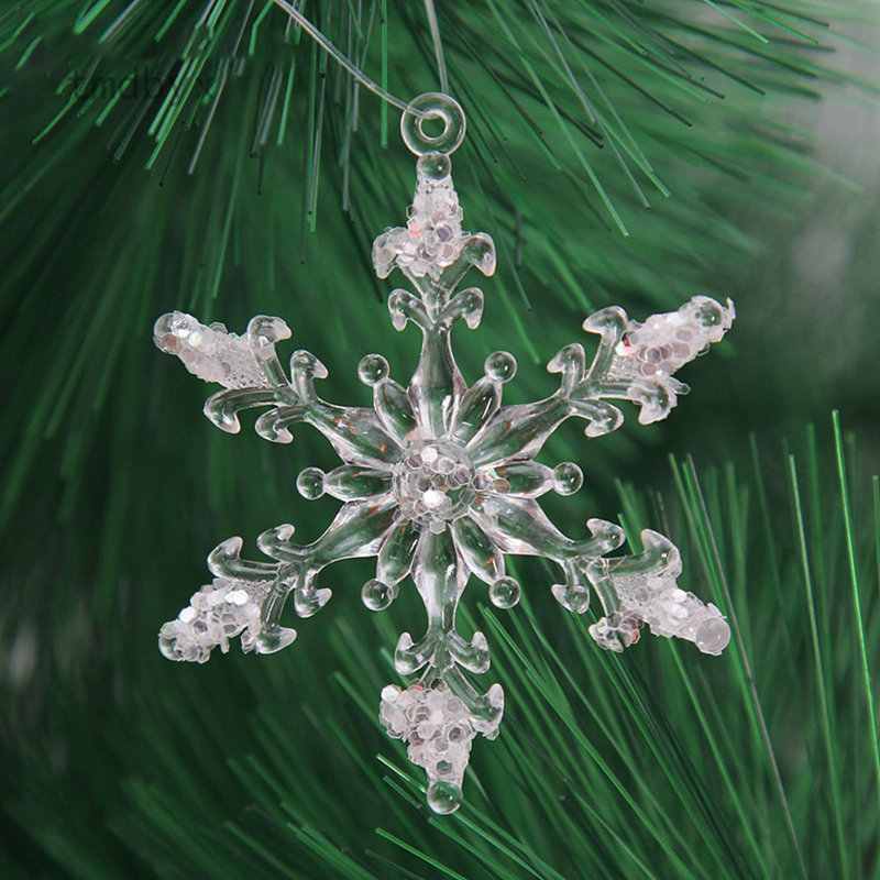 Bộ 12 Bông Tuyết Trang Trí Cây Thông Giáng Sinh