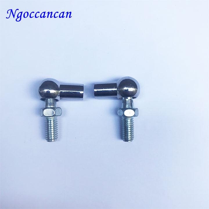 Đầu ty thủy lực ,Ty hơi chống cốp, Nắp capo xe ô tô, Máy xúc (bộ 2 đầu