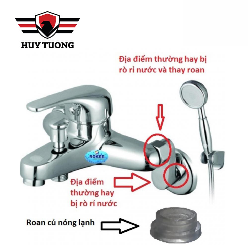 Bộ 2 Roan củ sen nóng lạnh ( chống rò rỉ ) - Huy Tưởng