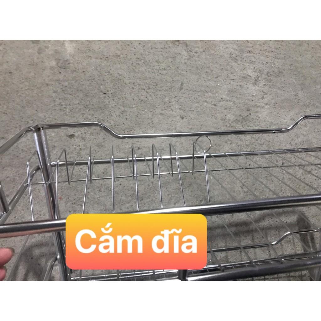 Trạn bát inox 3 tầng , ống đũa inox loại dày hàng đẹp