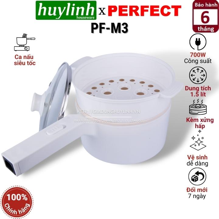 Ca Nấu Đa Năng PERFECT PF-M3 (1.5 Lít) - Hàng Chính Hãng