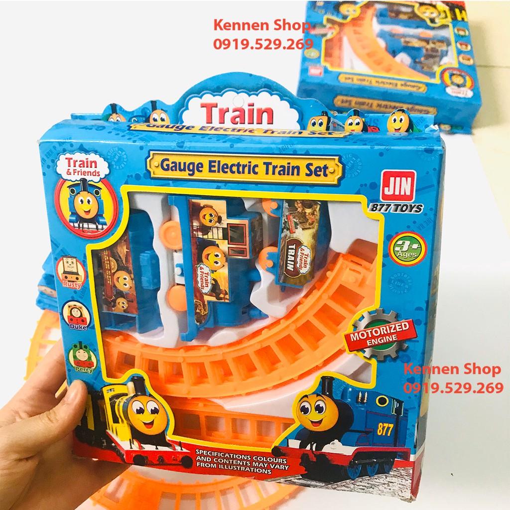 Đồ chơi đường ray tàu hỏa Thomas and friend 3 toa hàng đẹp (ảnh thật)