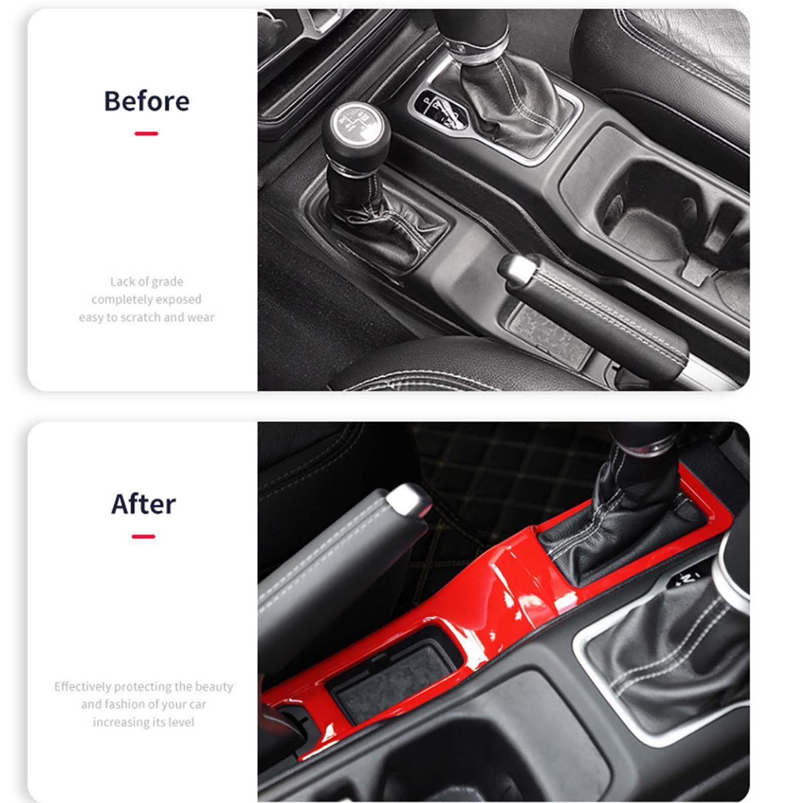 Center Console Gear Shifter Panel Cover for JL 2018-2022