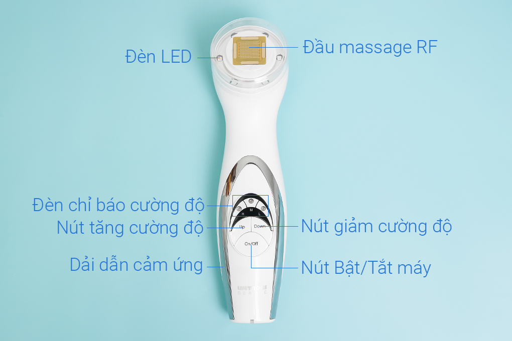 Máy massage nâng cơ và tái tạo da chuyên sâu Lifetrons RF-700 - Hàng chính hãng