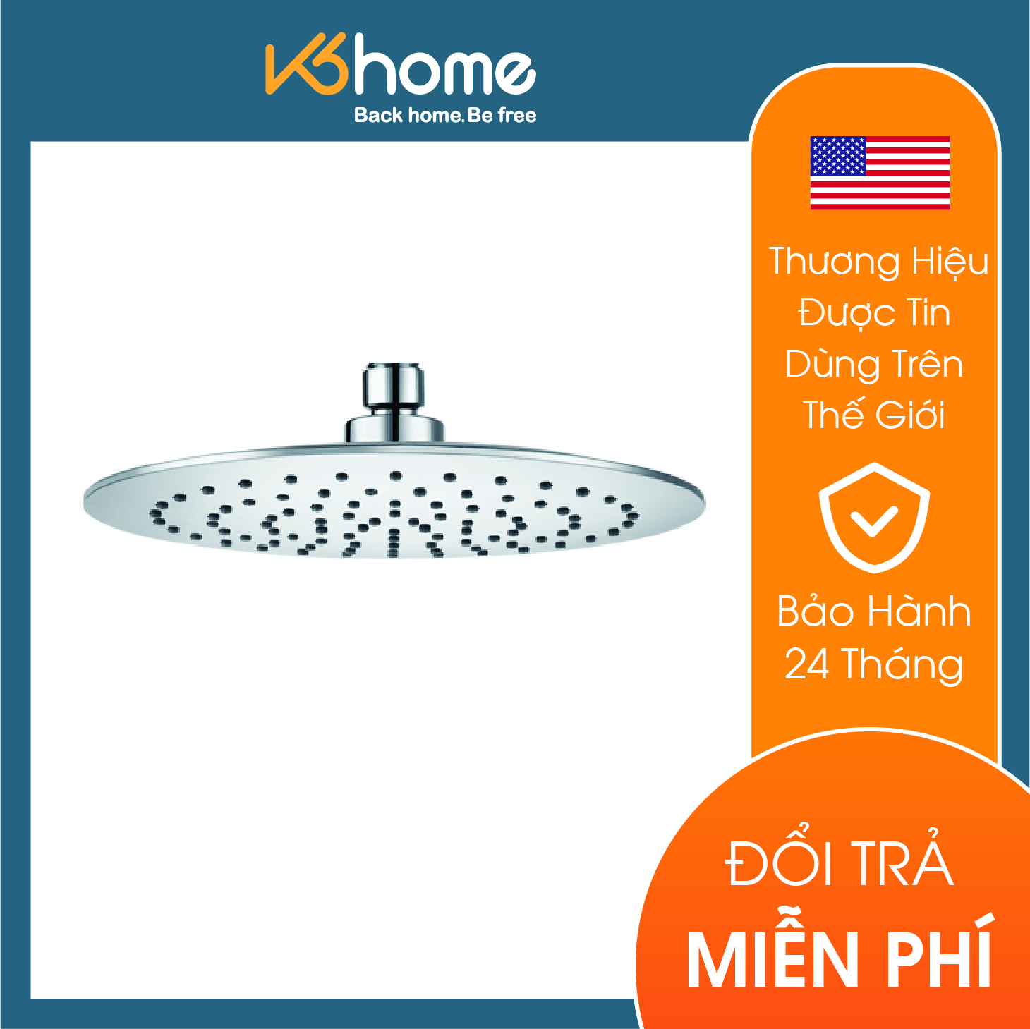 Bát sen mỏng tắm mưa Moen - M22033