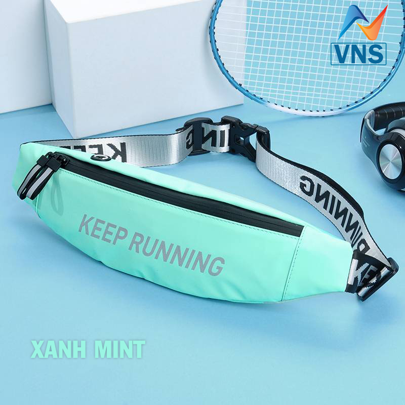 Túi Chạy Bộ Thể Thao KEEP RUNNING - Túi Đeo Hông Chạy Bộ, Đạp Xe Chuyên Nghiệp - Túi Cao Cấp, Màu Sắc Tuyệt Đẹp Và Chống Thấm Nước