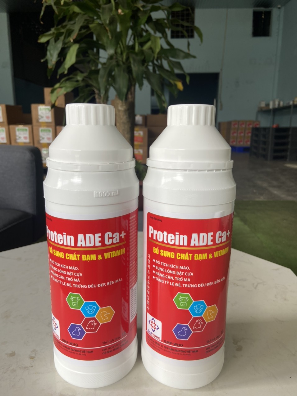 Protein ADE CA+ 1lit tăng bo tăng nước máu tăng sức bền